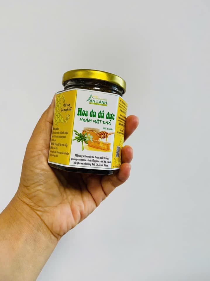 Hoa đu đủ đực ngâm mật ong